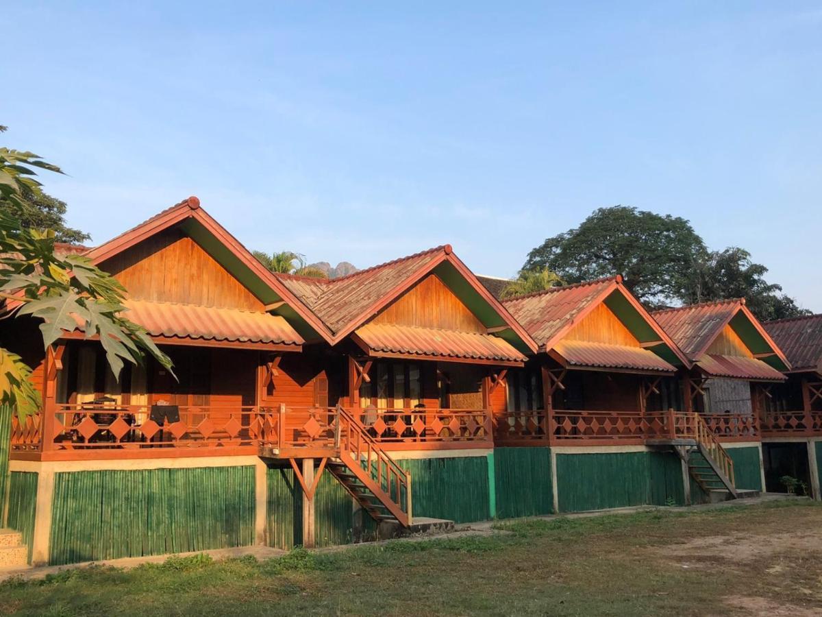Bungalows Le Jardin Organique Ban Khouaphan Exteriér fotografie