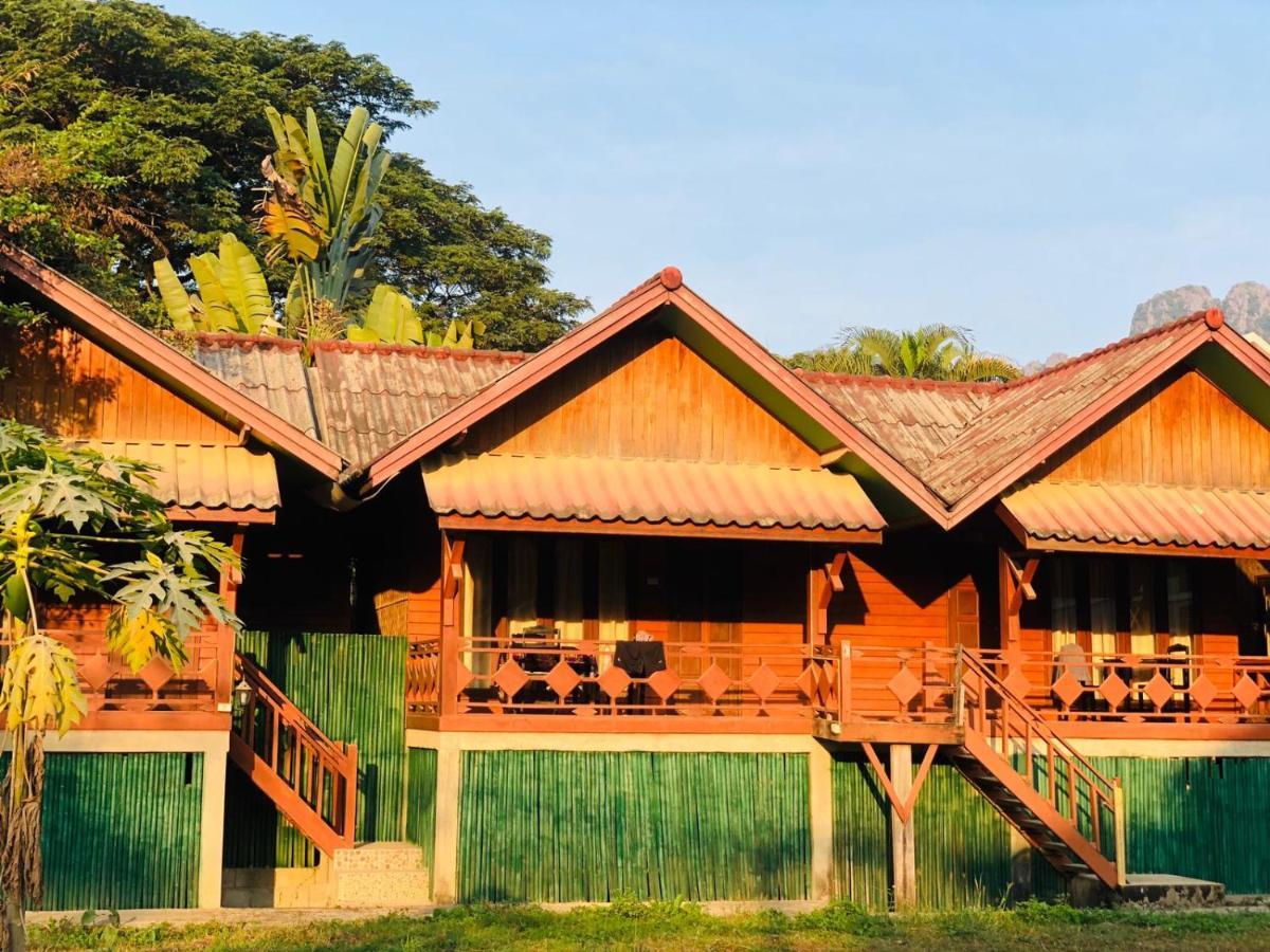 Bungalows Le Jardin Organique Ban Khouaphan Exteriér fotografie